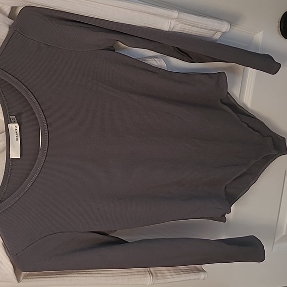 2 Long Sleeve undershirt And Grey Long Sleeve Bodysuit Set Never Worn - Picture 2 of 5